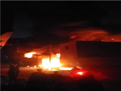 السيطرة على اشتعال حريق بمخزن زيوت في قليوب