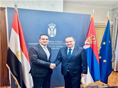 سفير مصر بصربيا يناقش علاقات التعاون الثنائي مع وزير الخارجية الصربي  