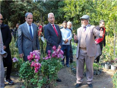 افتتاح معرض زهور الخريف في نسخته الثانية بجامعة المنيا