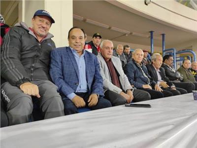 رؤساء الاتحاد المصري السابقين يحضرون منافسات البطولة العربية للأندية لتنس الطاولة