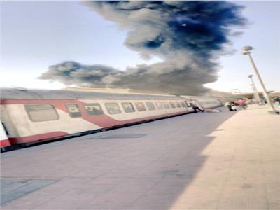 خاص| اندلاع حريق في قطار «القاهرة الزقازيق»