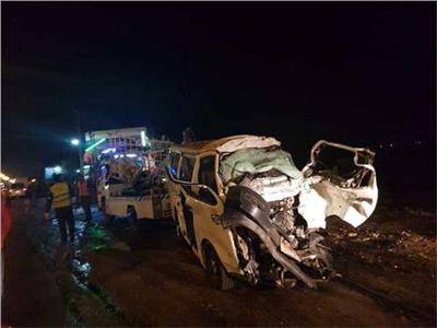 إصابة 9 أشخاص في حادث تصادم بكفر الشيخ 