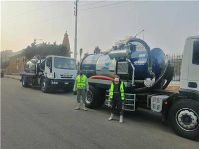 انتشار 150 سيارة شفط مياه بشوارع القاهرة استعدادا للأمطار
