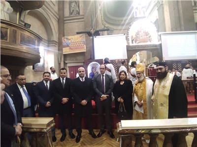 الجالية المصرية بإيطاليا تحتفل بعيد الميلاد المجيد بالكنيسة القبطية