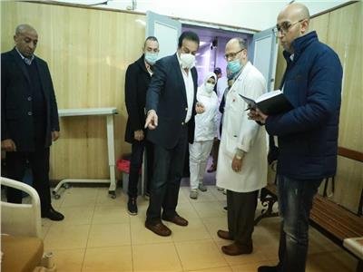خلال جولته اليوم.. وزير الصحة يوجه برفع كفاءة مستشفى المنيرة العام