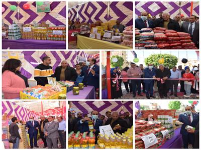 افتتاح ثالث معارض «أهلا رمضان» بمدينة البياضية في الأقصر