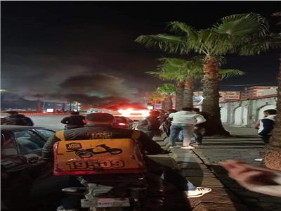 الحماية المدنية بالإسكندرية تتمكن من إخماد حريق نشب في سيارة