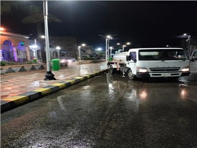 هطول أمطار بعدد من قرى ومدن كفر الشيخ وانتشار المعدات لرفعها