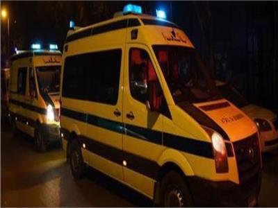 إصابة 10 أشخاص إثر انقلاب تروسيكل في بني سويف 