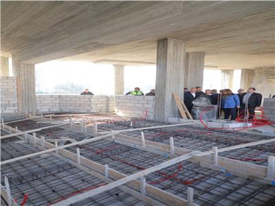 محافظ دمياط تتابع آخر تطورات مشروع إنشاء مبنى ديوان عام المحافظة