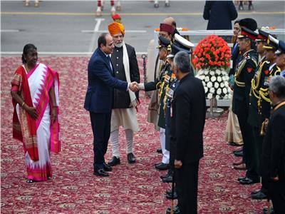 الرئيس السيسي يشارك في احتفالية يوم الجمهورية الهندية | صور