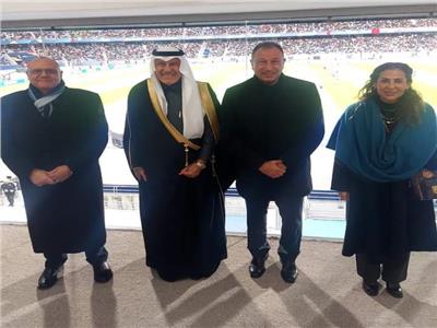 سفراء مصر والسعودية والأردن بالمغرب  يدعمون  الأهلي في كأس العالم للأندية  ‏