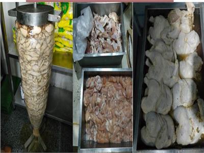 ضبط مدير مطعم «شاورما» بـ1.5 طن دواجن مجهولة المصدر في حلوان