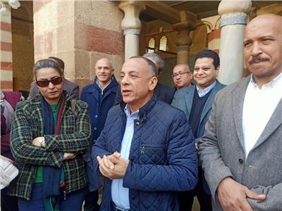 الأمين العام للمجلس الأعلى للآثار يتفقد المسجد الأزرق بالدرب الأحمر