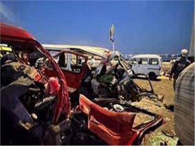 مصرع 3 وإصابة آخرين في حادث تصادم بالطريق الدولي غرب الإسكندرية
