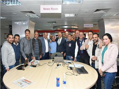خالد ميري يواصل جولاته الانتخابية بزيارة «المصري اليوم»