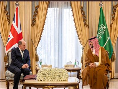 وزير الدفاع السعودي يبحث مع نظيره البريطاني تعزيز التعاون العسكري