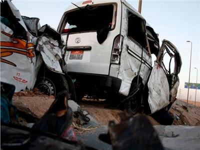 إصابة 9 أشخاص في حادث بالطريق الزراعي في المنيا