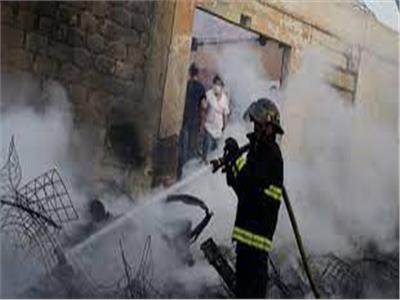 حريق يلتهم 5 شقق سكنية و10 حظائر مواشي في أسيوط
