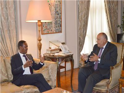 بالصور| وزير الخارجية يلتقي نظيره الكيني