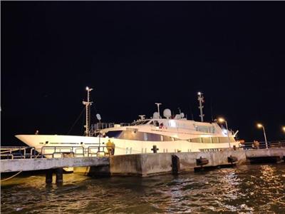 يخت «HARMONY V» يصل ميناء بورسعيد وعلى متنه 48 سائحاً لزيارات معالم مصر الأُثرية