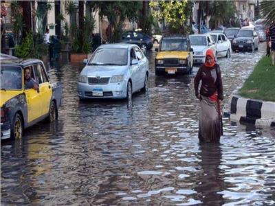 أمطار ورعد وبرق.. «العوة برد العجوز» تضرب الإسكندرية 