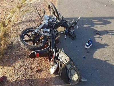 إصابة شخصين في حادث انقلاب موتوسيكل بالبدرشين