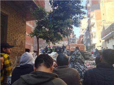 6 قتلى و5 مصابين حصيلة انهيار عقار الورديان بالإسكندرية | صور