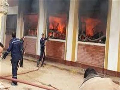 التحريات تكشف تفاصيل نشوب حريق داخل مدرسة بالدقي