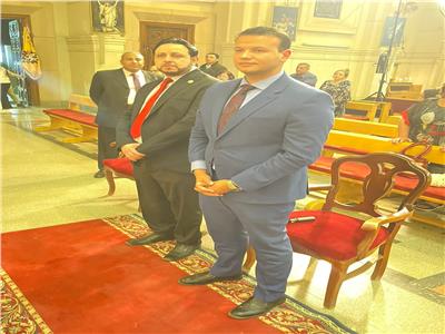 المصريين الأحرار يشارك الكاثوليكية احتفالات عيد القيامة 