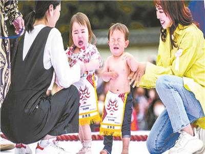 مهرجان بكاء الأطفال يعود في اليابان بعد توقف 4 سنوات