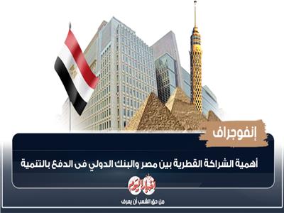 إنفوجراف| 8 محاور تمثل أهمية الشراكة بين مصر والبنك الدولي لدفع عملية التنمية