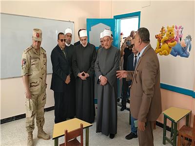 محافظ شمال سيناء يفتتح الإدارة التعليمية والمجمع الأزهري ببئر العبد