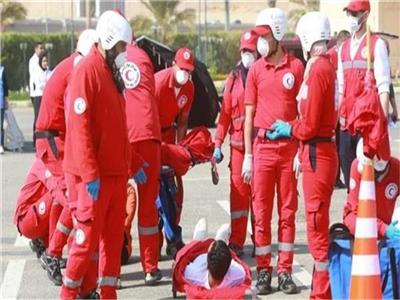 الهلال الأحمر المصري: 100 متطوع لتقديم الخدمات الصحية للعائدين من السودان