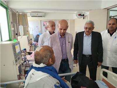 وكيل وزارة الصحة بالشرقية يتفقد مستشفى سنهوت لتطوير الخدمة بها