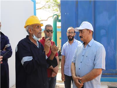 رئيس مياه أسيوط يتفقد محطة مياه الحوطا الشرقية 