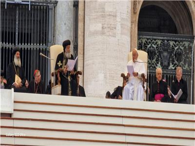 البابا تواضروس يهنئ بابا الفاتيكان بالذكرى العاشرة لاختياره للكنيسة الكاثوليكية