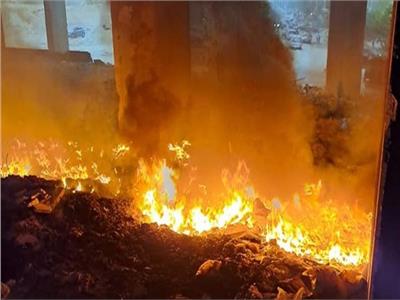 الحماية المدنية بالغربية تنجح في إخماد حريق هائل بمصنع للكتان 