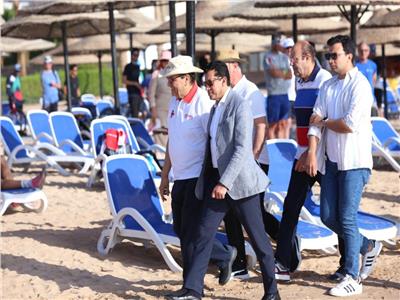 وزير الرياضة يشهد افتتاح كأس افريقيا والبطولة العربية للتراثليون بشرم الشيخ