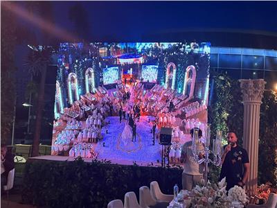  التجهيزات النهائية لحفل زفاف ابنة حميد الشاعري | خاص بالصور