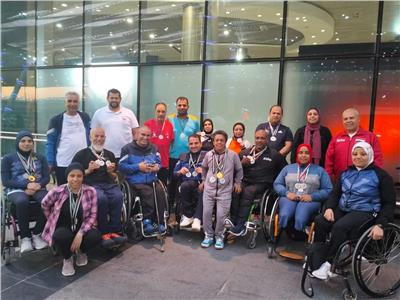 بعثة تنس الطاولة البارالمبية تصل القاهرة بعد حصد 27 ميدالية في بطولة الأردن الدولية