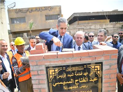 محافظ الغربية يضع حجر الأساس لإنشاء مجلس مدينة المحلة الجديد