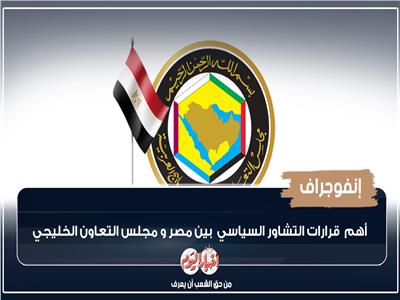 إنفوجراف| أهم قرارات التشاور السياسي بين مصر ومجلس التعاون الخليجي 