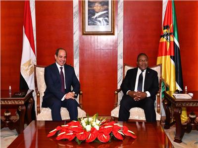 الرئيس السيسي: نتطلع للارتقاء بمعدلات التبادل التجاري بين مصر وموزمبيق| صور