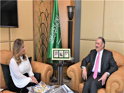 السفير السعودي يستقبل ممثل مفوضية الأمم المتحدة لشؤون اللاجئين بمصر   