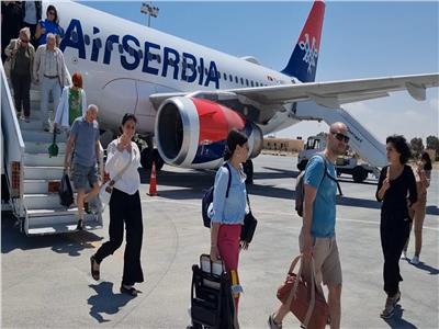 مطار مرسى مطروح يستقبل أولى رحلات شركة «Air Serbia»