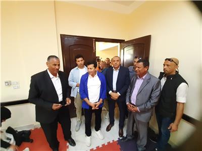 وزير الشباب يفتتح عددًا من المشروعات الرياضية في شمال سيناء| صور