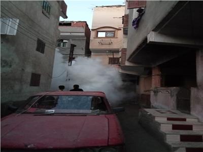 إطلاق حملات رش مكثفة لمكافحة البعوض والذباب في مدينة كفر صقر والقرى التابعة| صور