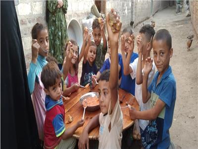حكايات| بالـ«لهيطة».. أطفال المنيا يحتفلون بعيد الأضحى