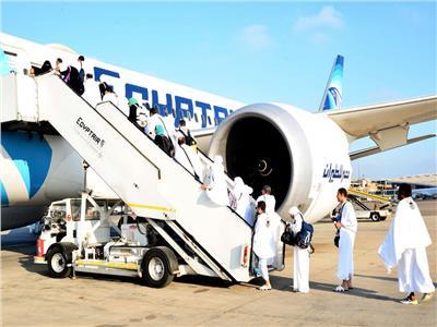 مصر للطيران تسير اليوم 14 رحلة جوية لعودة الحجاج إلى أرض الوطن 